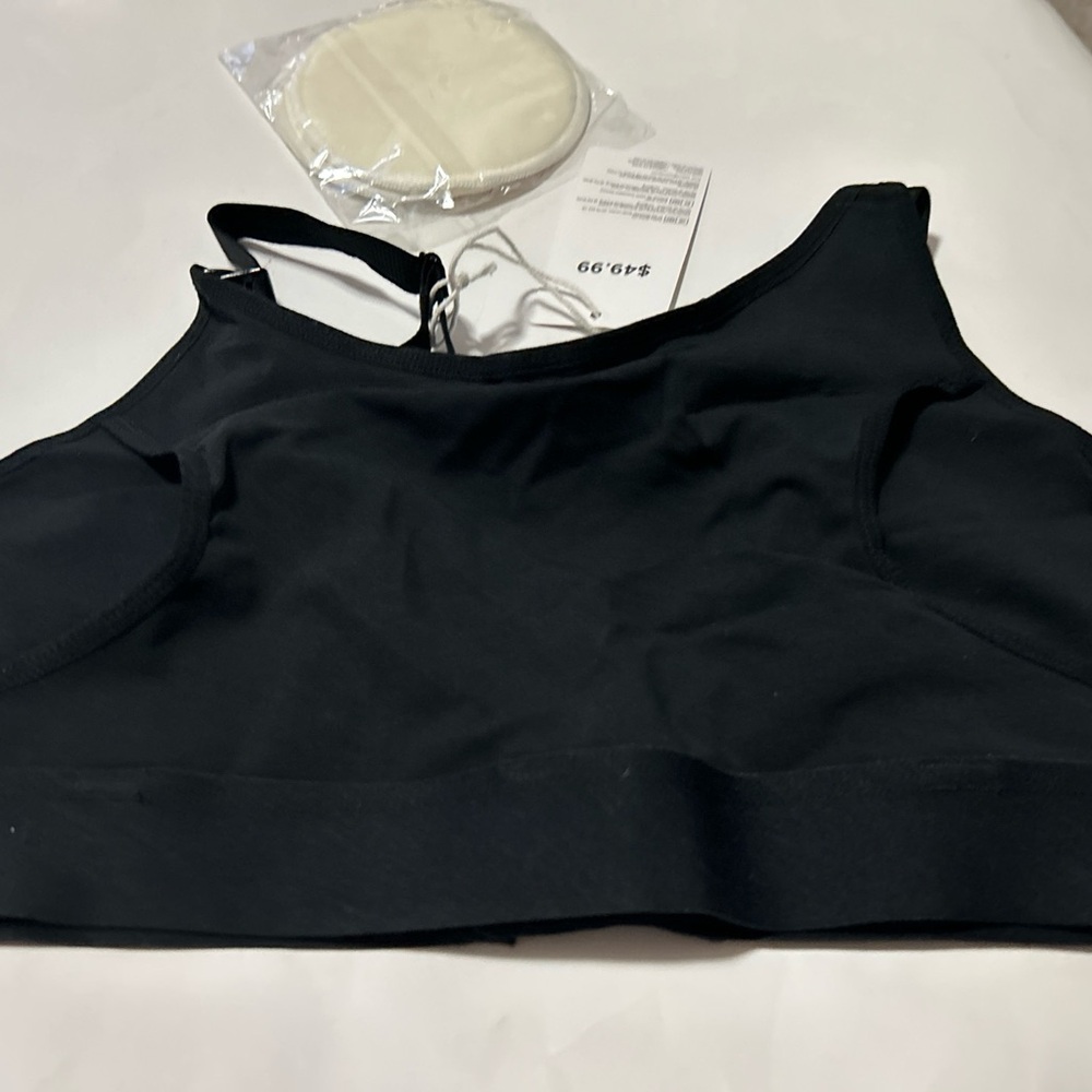 Momcozy Nursing Black Bra Sz M NWT With Back Extenders